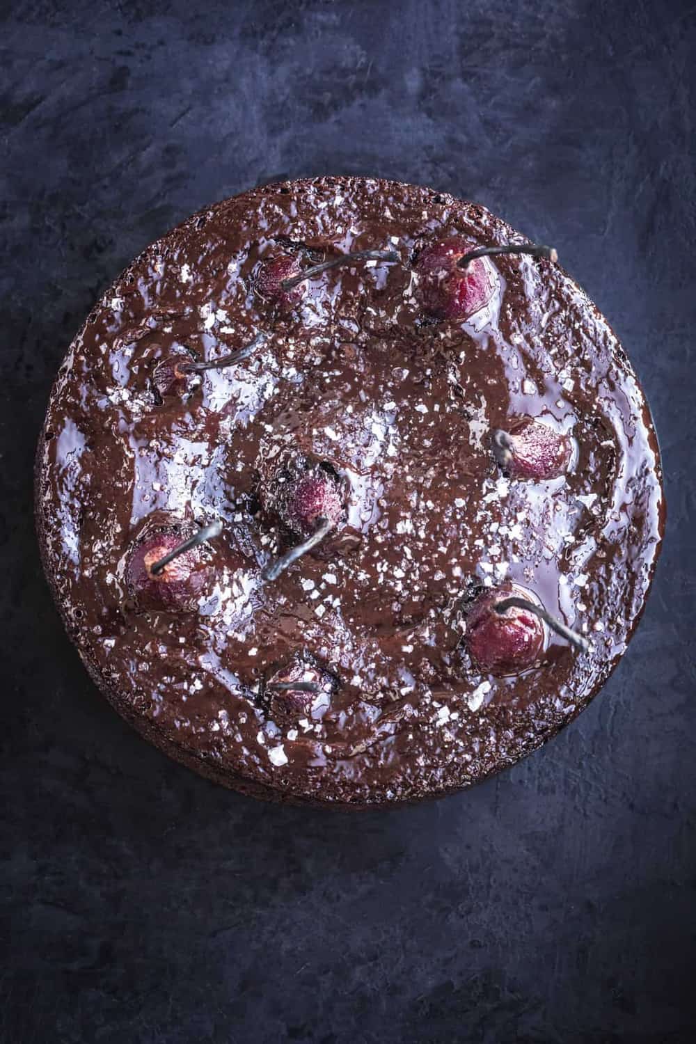Spiced Red Wine Pear & Chocolate Cake